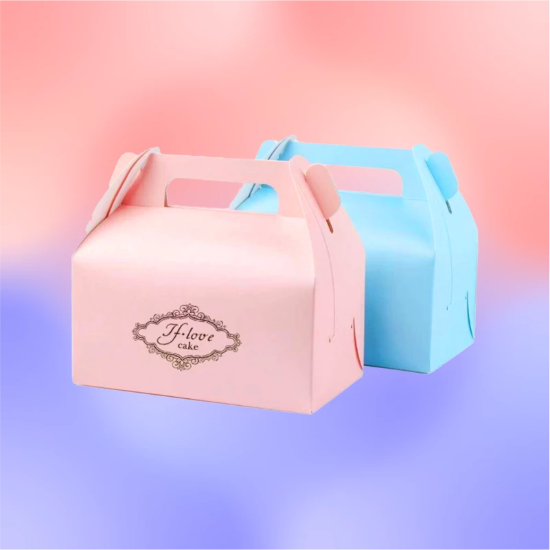 Cake Boxes With Handle