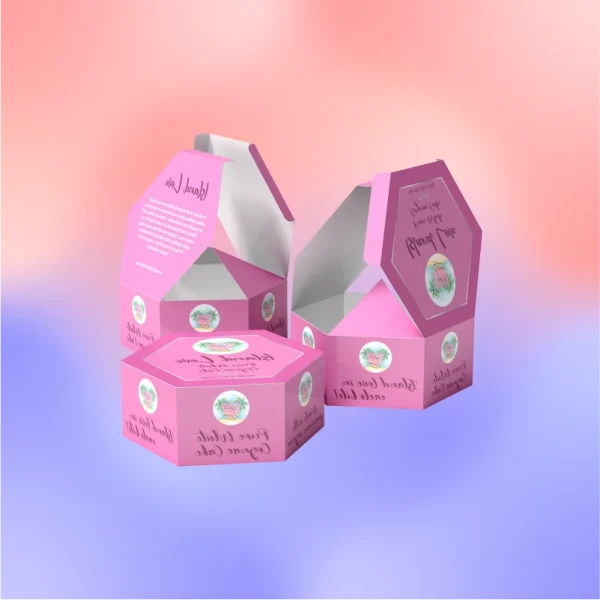 Custom Hexagonal Soap Boxes