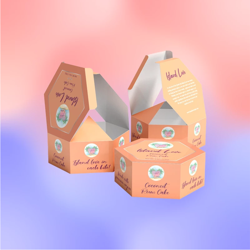 Custom Hexagonal Soap Boxes